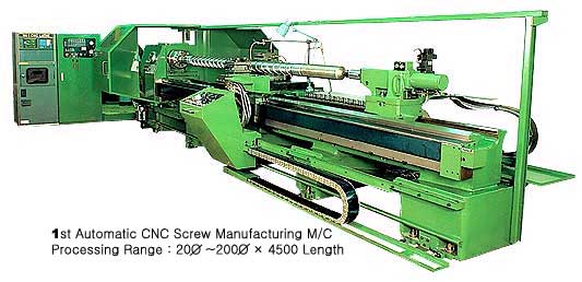 Automatic CNC Screw Manufacturing Machine